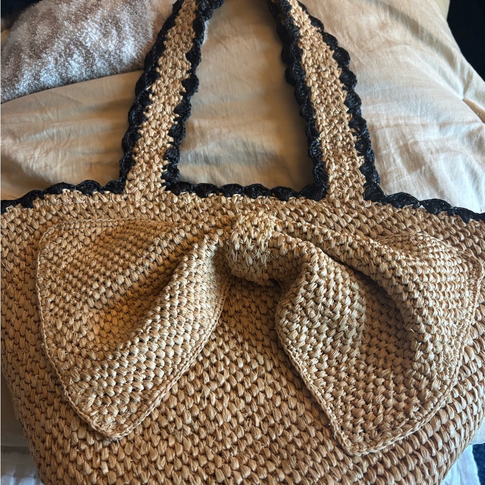 Kate spade woven tote bag NWOT